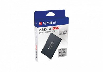 Verbatim Vi550 S3, 2 TB, 2,5 Zoll SSD, SATA III 3D NAND (49354) #1907202