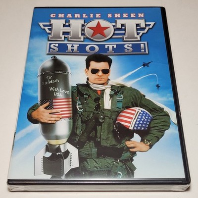 Hot Shots! (DVD 1991) Charlie Sheen Cary Elwes Jon Cryer Free 1-Day Shipping