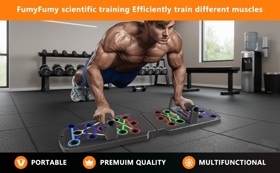 28 in 1 Push Up Rack Board System Fitness Workout Train Home Gym Exercise Stands