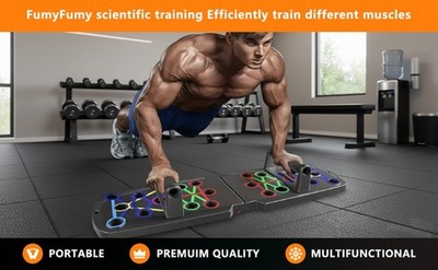 28 in 1 Push Up Rack Board System Fitness Workout Train Home Gym Exercise Stands