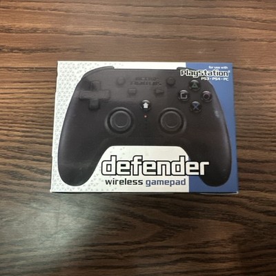 Retro Fighters Defender Wireless Gamepad Controller for PS3, PS4, PC - Black