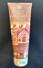 Bath and Body Works Jolly Gingerbread Village Ultimate Hydration Body Cream 8 oz