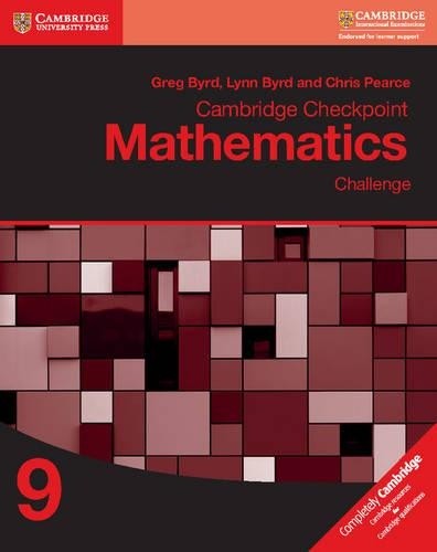 Greg Byrd Chris Pearce  Cambridge Checkpoint Mathematics Challenge W (Tascabile)