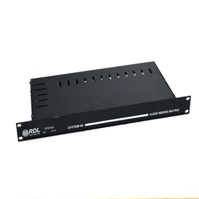 Radio Design Labs RDL System 84 8X4 Stereo Audio Mixing Matrix 24V 0.01% THD+N