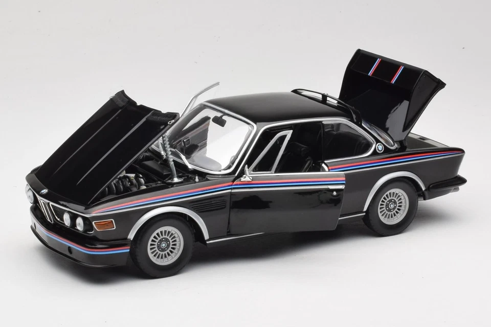 180029025 宝马 3.0 CSL E9 黑色 Minichamps 1: 18 — 第 2/4 张图片
