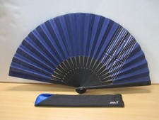 Folding Sensu Fan Organize ANA All Nippon Airwayairplane blue used item