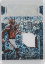 2016 Panini Spectra Aspiring Neon Blue 10/60 Ricardo Louis Patch Auto nd3