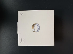 Brand New Oura Ring 4 Gold Size 8 Factory Sealed Smart Ring