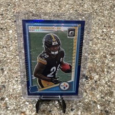 2025 Panini Donruss Optic Kaleb Johnson Rated Rookie Blue #232 Steelers