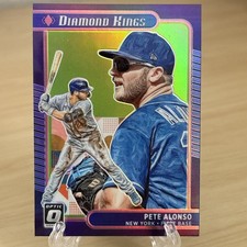 2021 Panini Donruss Optic - Diamond Kings Green Prizm - Pete Alonso #19