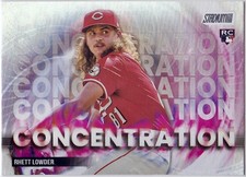 Rhett Lowder - Rookie - Concentration - 2025 Stadium Club - Cincinnati Reds