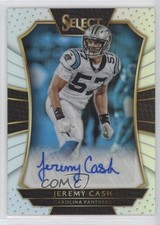 2016 Panini Select Rookie Signatures 77/199 Jeremy Cash #RS-JC Auto 2r7