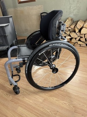 Quickie Nitrum Manual Wheelchair Lightweight Carbon Fiber Adjustable Backrest 