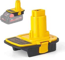 DM18D Converter for Dewalt 18V to 20V Battery Adapter,For Milwaukee M18 18V Batt