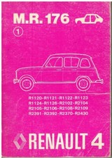 RENAULT 4 SALOON & VAN ORIGINAL 1975 FACTORY BODYWORK REPAIR WORKSHOP MANUAL