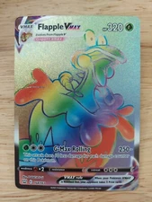 Flapple Vmax 164/163 Battle Styles NM Full Art Secret Rainbow Rare Pokemon Card