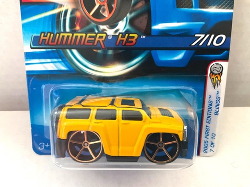 Hot Wheels FASTER THAN EVER FTE - 2005 First Editions HUMMER H3 #037 - Blings