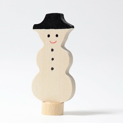 Grimm's  Stecker Schneemann 03920 für Festtagsring Geburtstagsring Grimms +BONUS