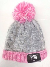 Seattle Seahawks Girl's New Era Snug Cuffed Pom Knit Beanie