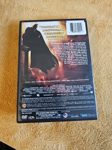 Batman Begins The Dark Knight Rises DVD Lot (2) Christian Bale - Picture 4 of 11