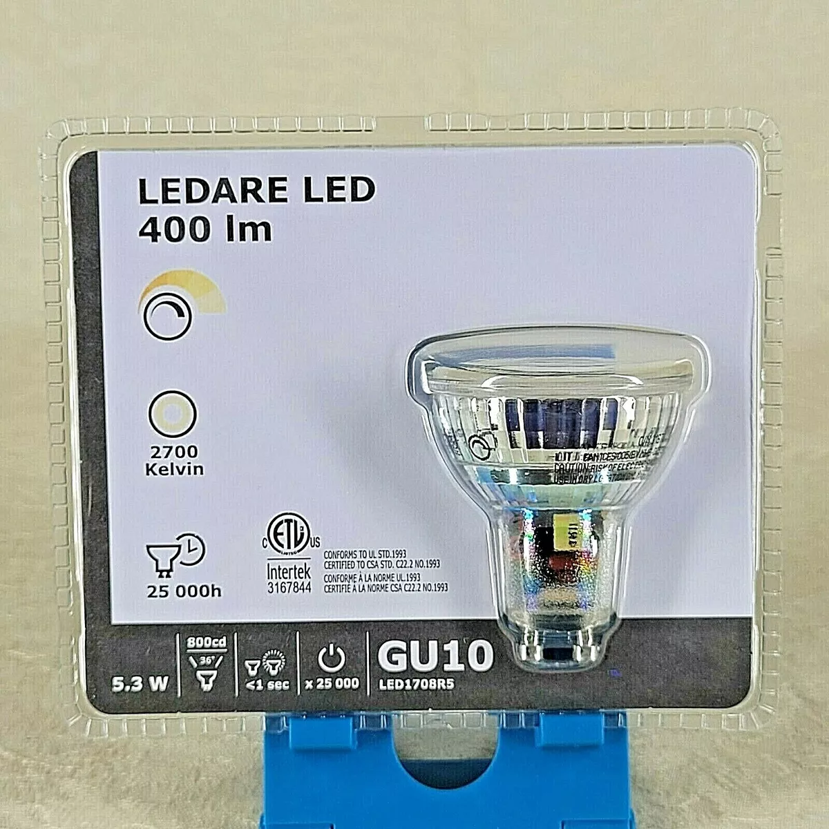 fangst Bestemt Accord Ikea Ledare LED GU10 LED1708R5 120 V 400 LM 5.3W 2700 Kelvin NEW | eBay