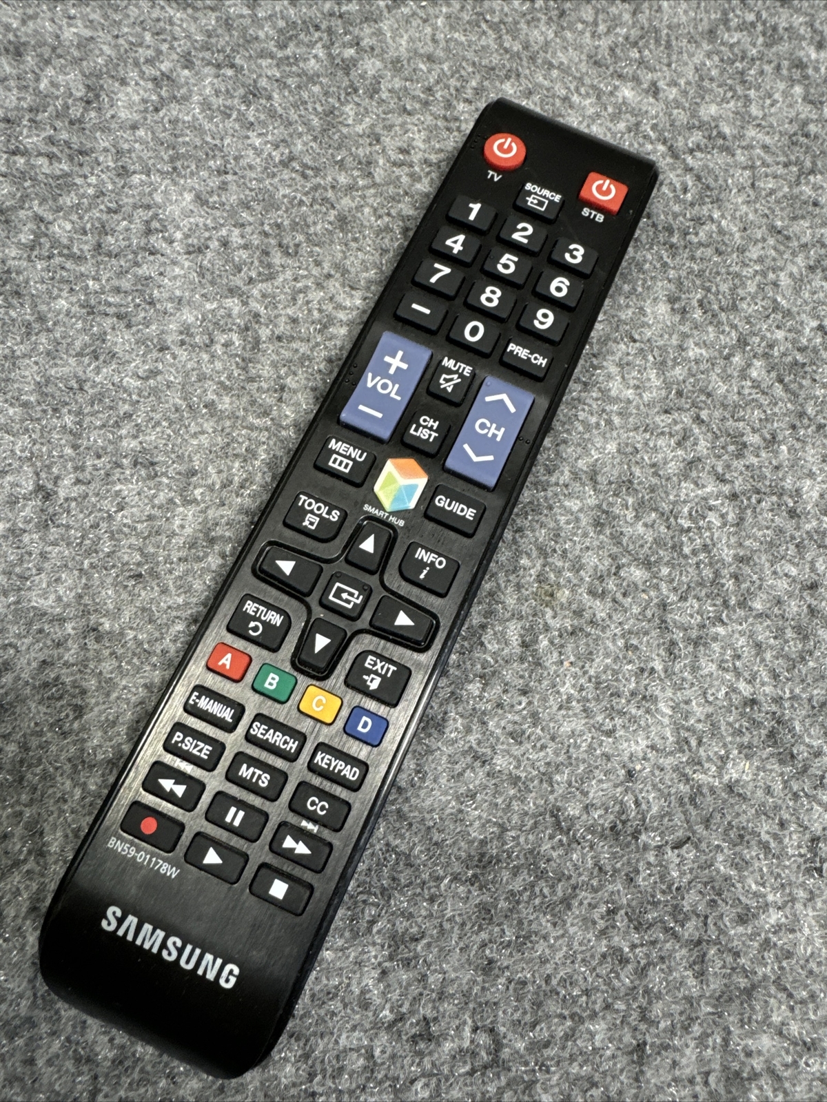 GENUINE Original Samsung BN59-01178W TV Remote Control Replacement Excellent