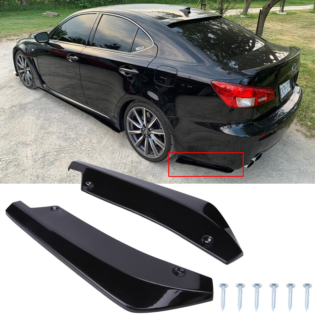 For Lexus IS F IS200T IS250 IS300 350 Rear Spats Bumper Splitter