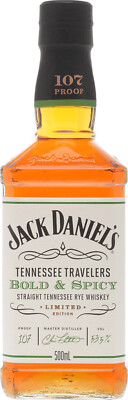 Jack Daniel's Tennessee Travelers Bold & Spicy Whiskey - 53,5 % Vol./ 0,5 Liter 