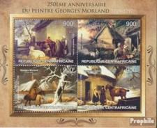 afrique centrale République 4052-4055 Feuille miniature (complète. édition) neuf