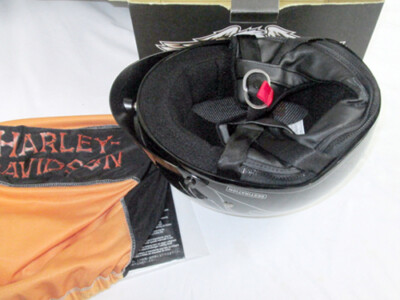 Harley Davidson Motorcycle Half Helmet Size Small 6-7 Model  display picture 1