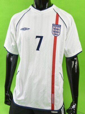 2001-03 UMBRO England Home Shirt World Cup 2002 Japan Korea