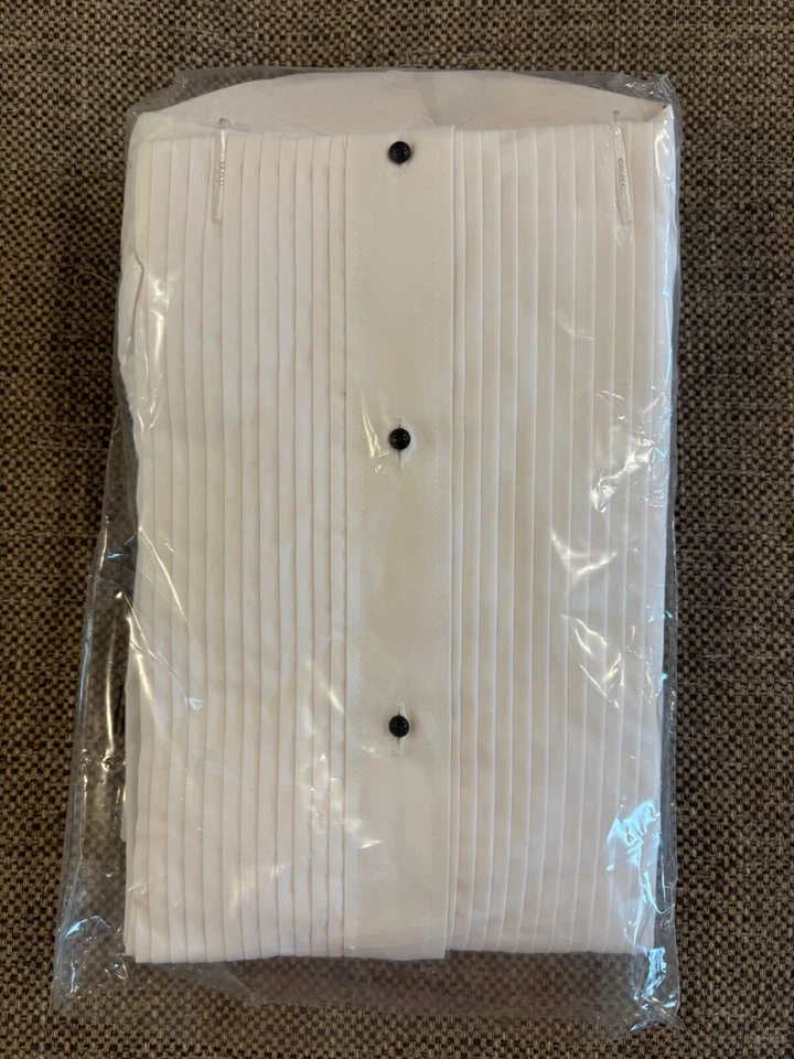 NWT Henry Segal Kyle Thomas Shirt Men 2X 18 - 18.5 34/35 White Wait Staff Server - Image 3 of 4