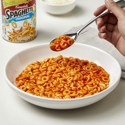Campbell's SpaghettiOs Canned Pasta, Original, 15.8 oz. Can - Picture 3 of 11