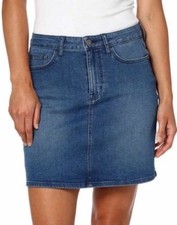 Calvin Klein Jeans Women's 5 Pocket Style Denim Skirt, Moonlight Dusk Blue, NWT