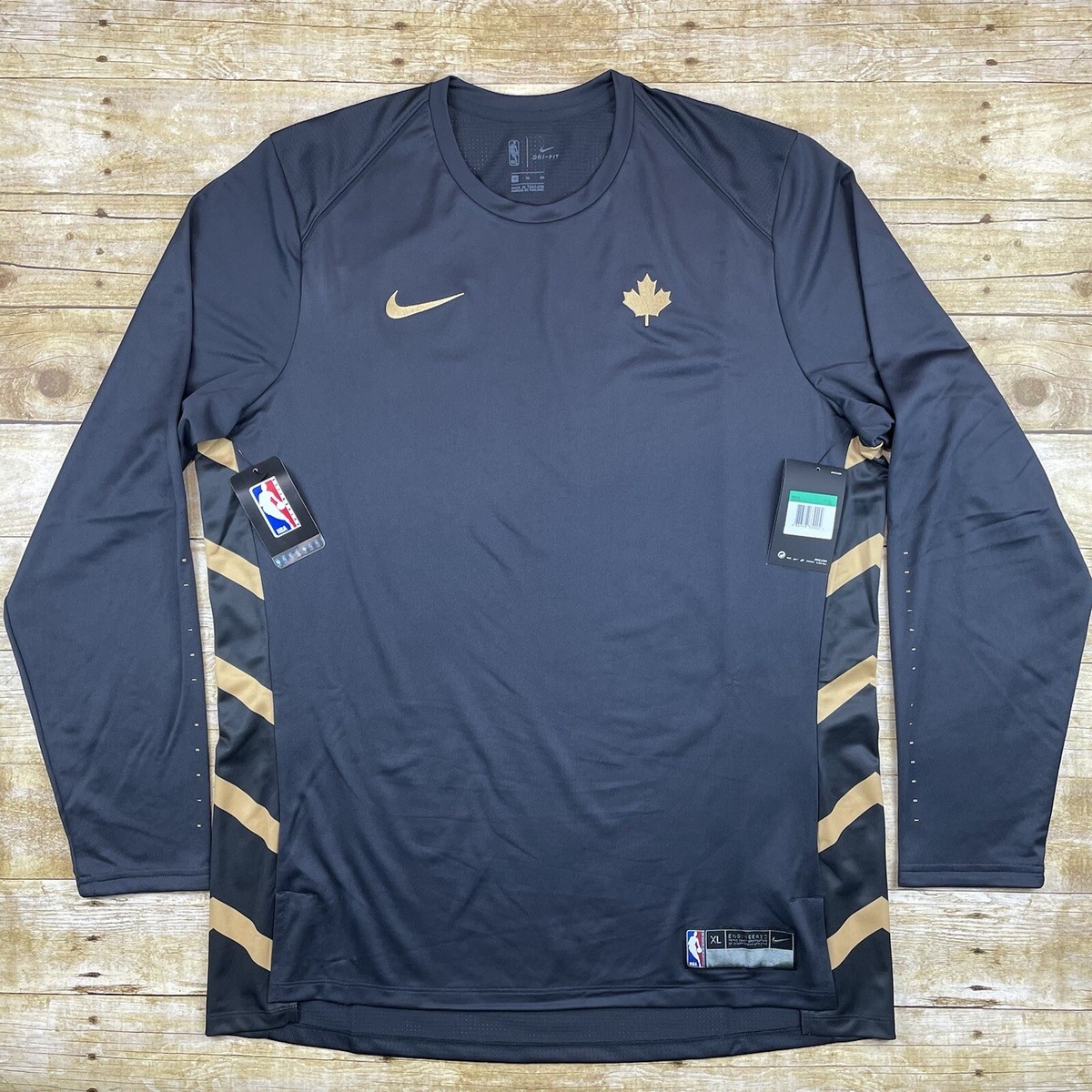 Toronto Raptors Nike City Edition North Long Sleeve Warm Up