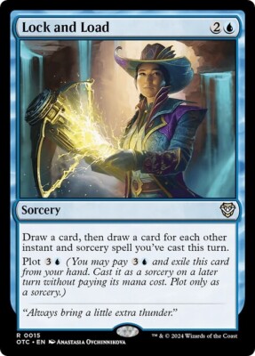 LOCK AND LOAD mtg NM-M Commander Outlaws of Thunder Junction Rare