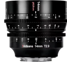 7artisans 14mm T2.9 Full Frame 114° Ultra-Wide-Angle Cine Lens Sony Canon Nikon