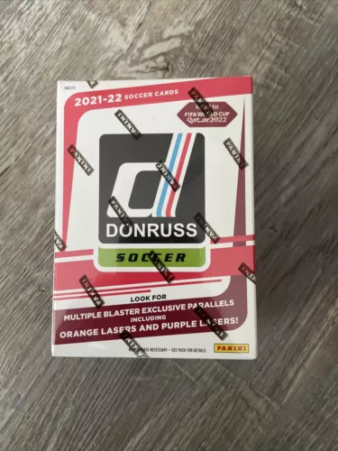 2021-22 Panini Donruss Soccer Blaster Box Road to FIFA WC Qatar - Factory Sealed