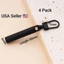 4 PCS Detachable Zipper Pull Replacement Zippers Pull Tabs Zipper Sliders Repair