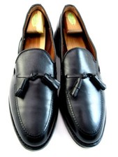 Allen Edmonds "GRAYSON" Men's Leather Tassel Loafers 11.5 C Black USA 407N 