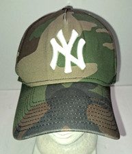 NY New York Yankees New Era Camo 9FORTY Snapback Baseball Hat Cap