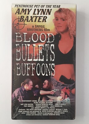 Blood Bullets Buffoons NOS Sealed Erotic B-Movie VHS Vintage Amy Baxter