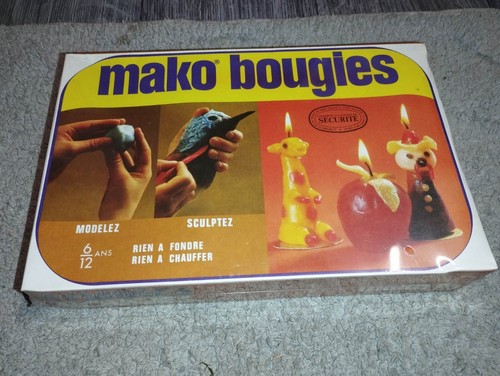 MAKO BOUGIES REF 1115 NEUF SOUS BLISTER RARE ANNEES 70