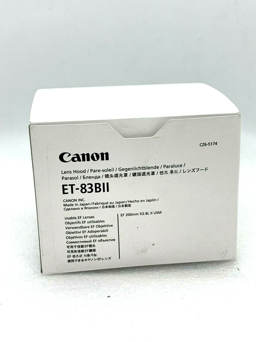 New CANON lens hood ET-83BII for EF 200mm f/2.8L II Lens | eBay