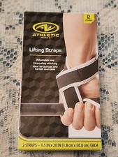 Athletic Works Weight Lifting Training Straps 2 - Adjustable Loops - NIB