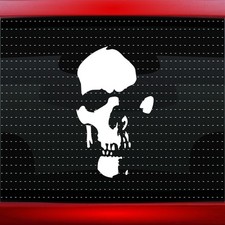 Skull 1 Shadow Cool Car Decal Truck Window Vinyl Sticker 4x4 Lifted 20 Colors
