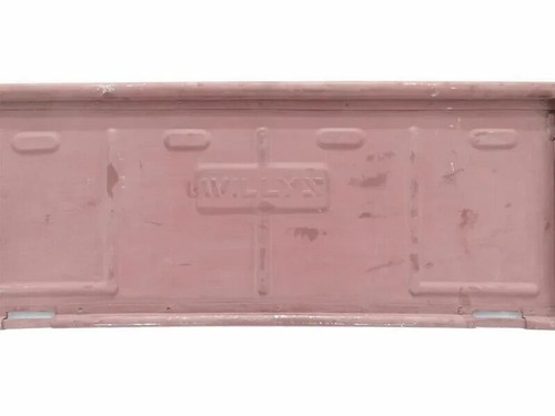 Willys Jeep CJ2A,CJ3A,CJ3B,CJ5 Tail Gate (Raw Steel) Willys Stamped - Picture 3 of 3