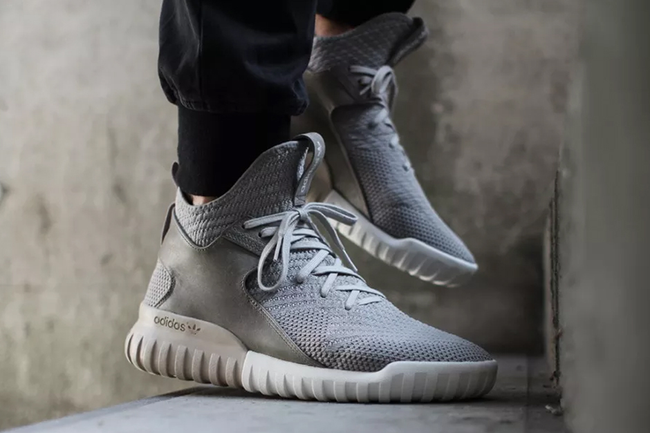 adidas tubular x knit sesame