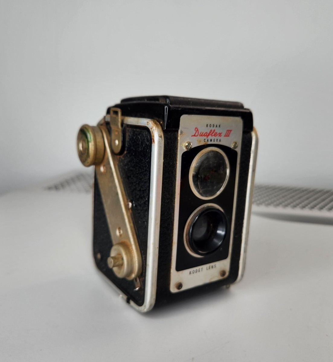 フィルムカメラ 4x5 Kodak vericolor3 03/1993 Vintage Kodak Duaflex III 1950s Film Camera Kodar Lens Tested
