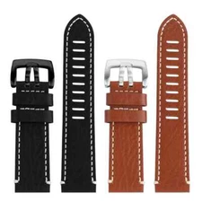 Leather Watchband For LUMINOX 1861 1881 3051 8831 8830 22mm 23mm 24mm 26mm Strap